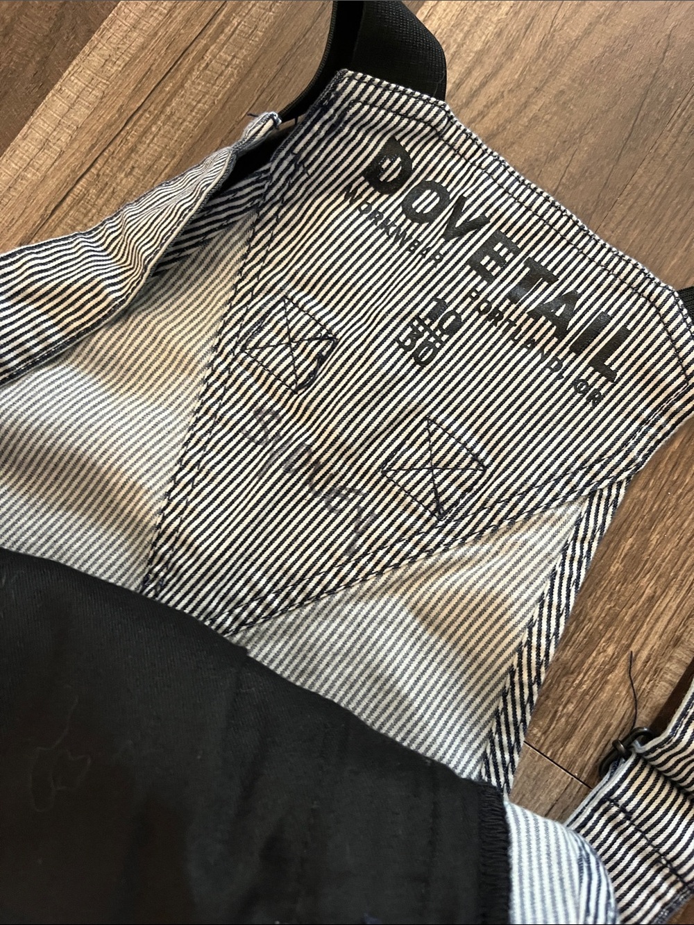 Dovetail Workwear - Freshly Overalls, Indigo Stripe Denim - Picture 7 of 11